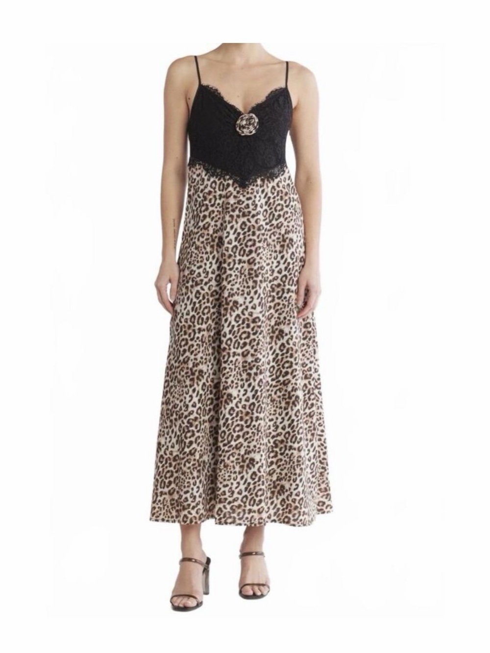 Wayf Leopard Print Maxi